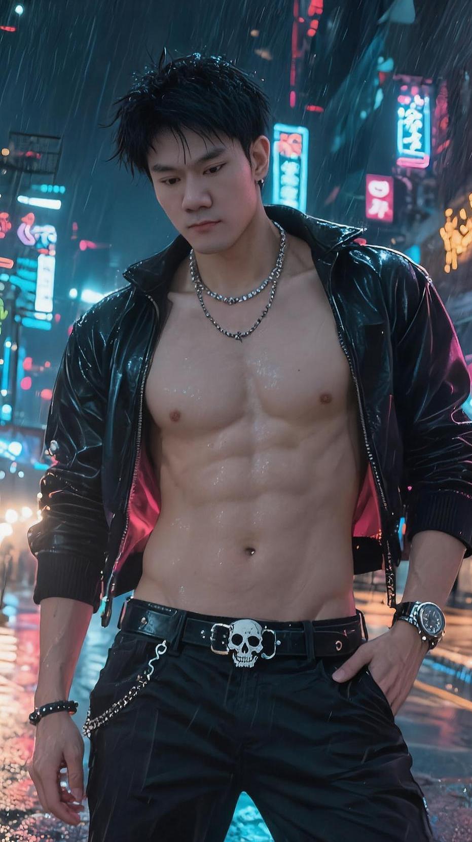 要做一个有胸肌的男人  你的腹肌男孩已上线  男人该有的样子