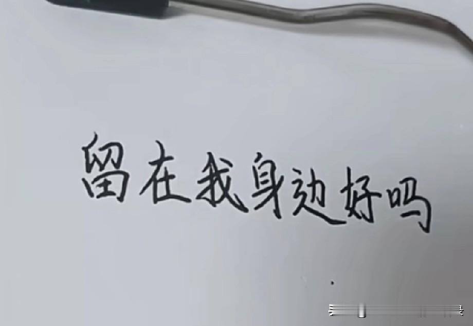 留在我身边好吗
爱我也好
不爱也罢
我只想你在我身边
我就会快乐
就会幸福
我知
