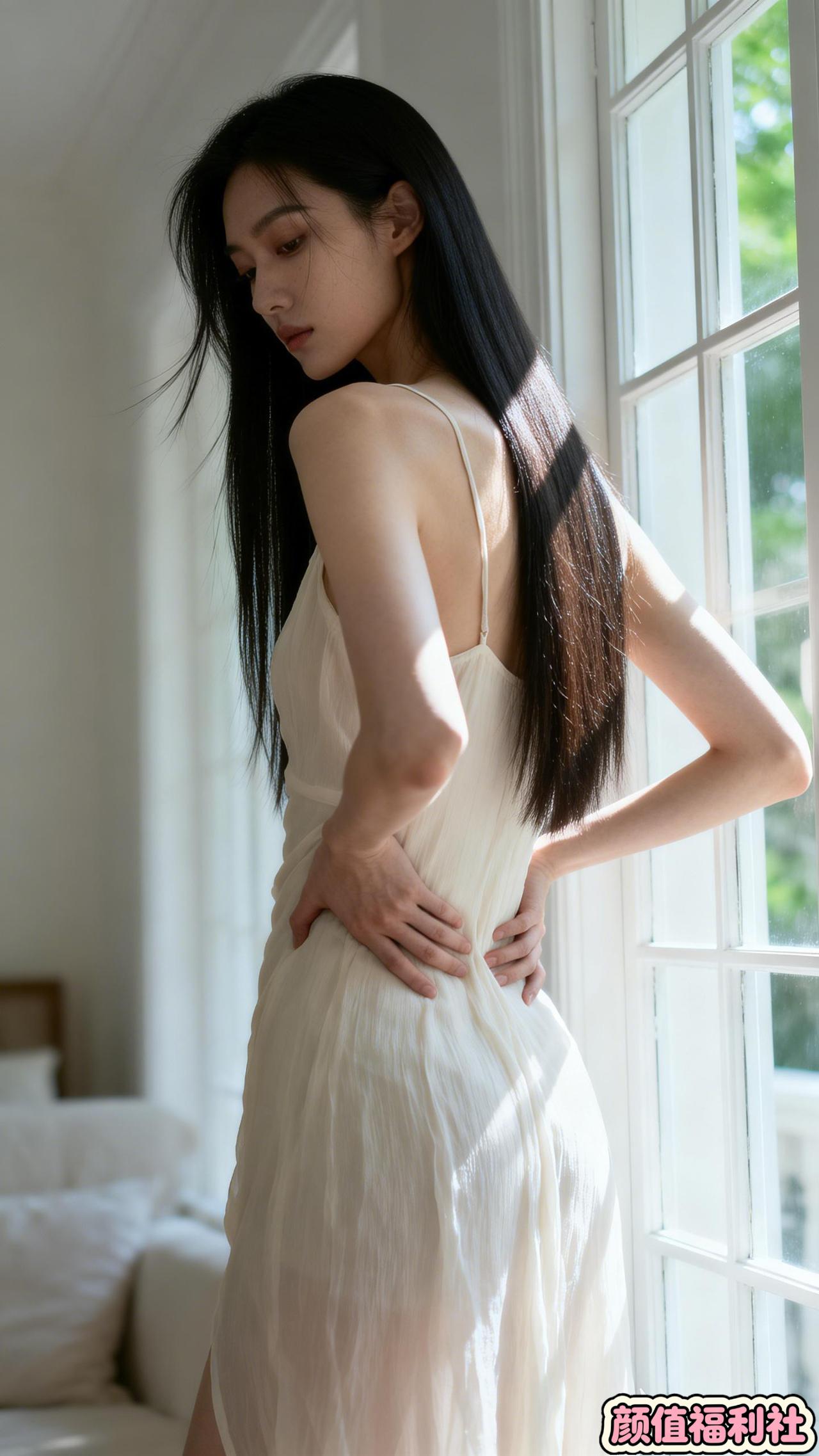 什么样的女人最优雅?穿搭救命！这件白裙子也太会了吧，纯欲天花板！
这件白色吊带裙