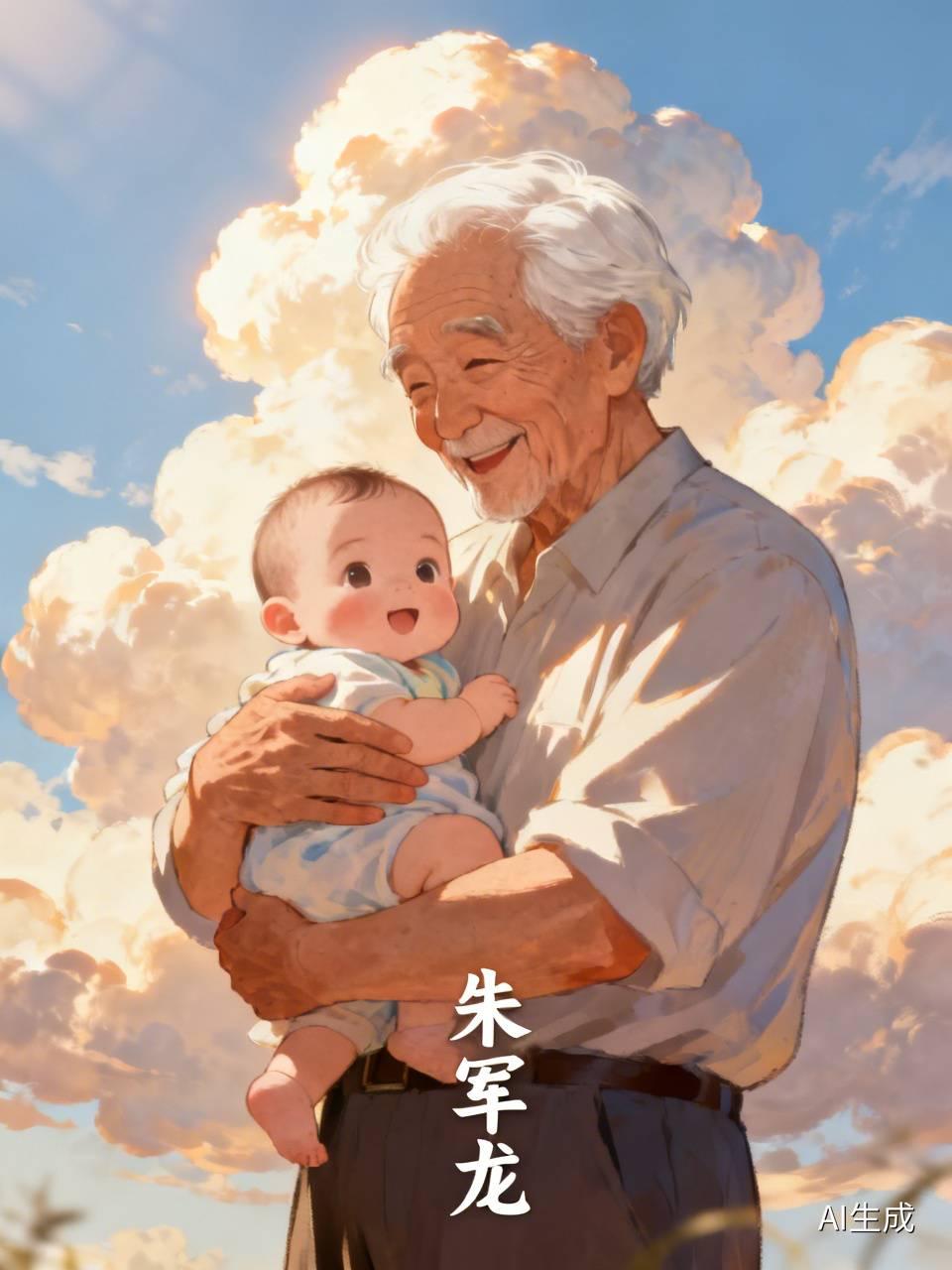 2000年上海盛夏的清晨，朱水宝阿婆提着菜篮子出门买菜，在路边草丛里捡到了浑身长