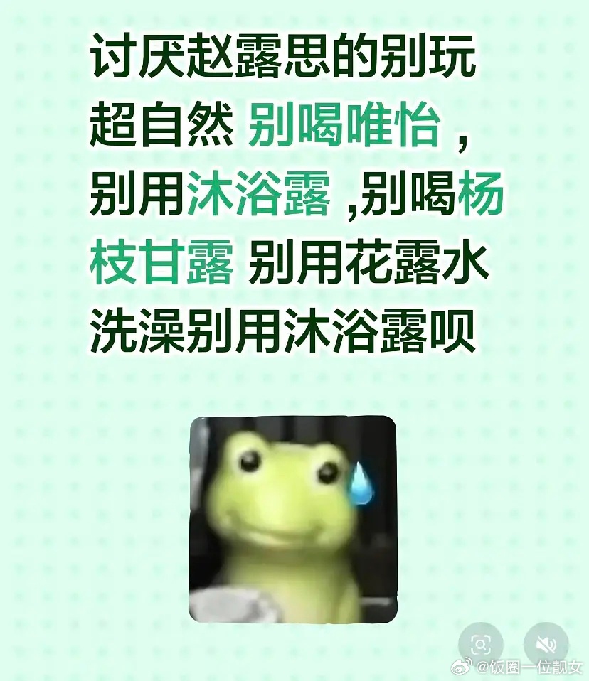 这是赵露思的粉丝吗，这发言