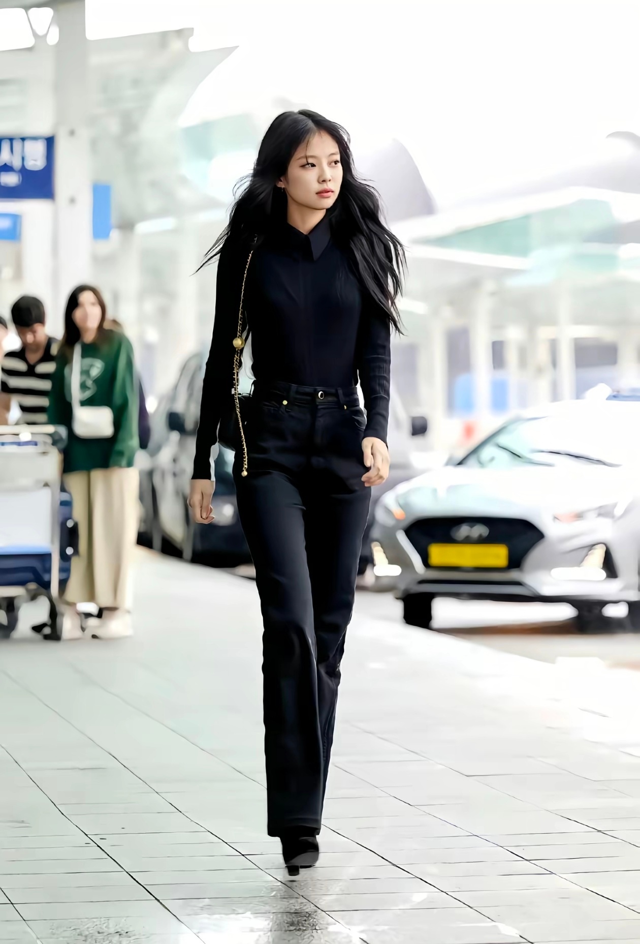 jennie真权威，能把这么简单的衣服穿出高奢味 