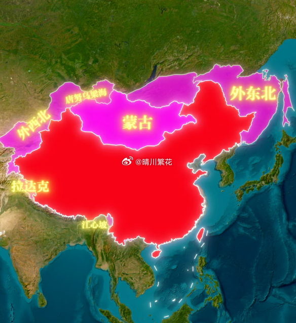 历史 这些昔日故土中，哪一块土地价值最高呢？“海棠秋叶”一样的疆域，是多么广阔！