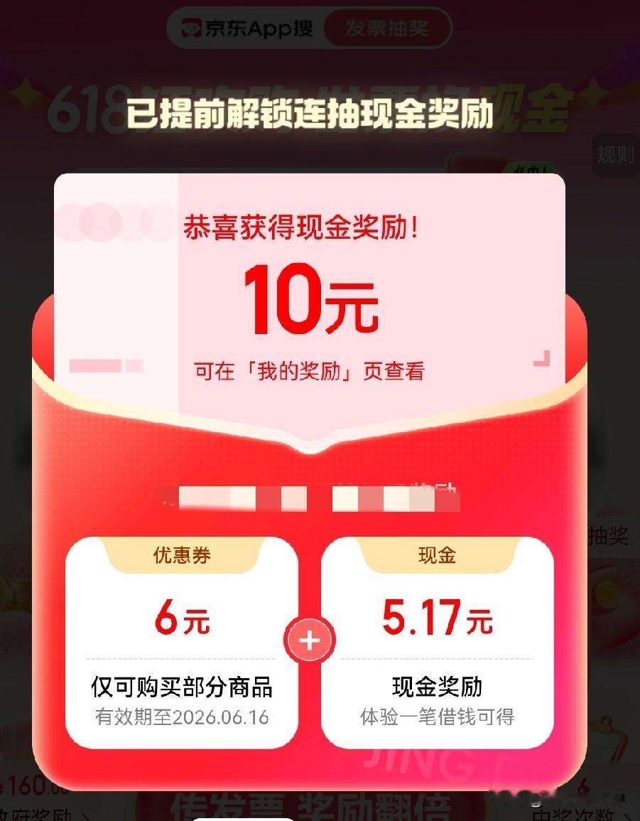 发票有奖活动真不错，基本上每次都能抽到10元奖励。截止到目前总共中过100元，5