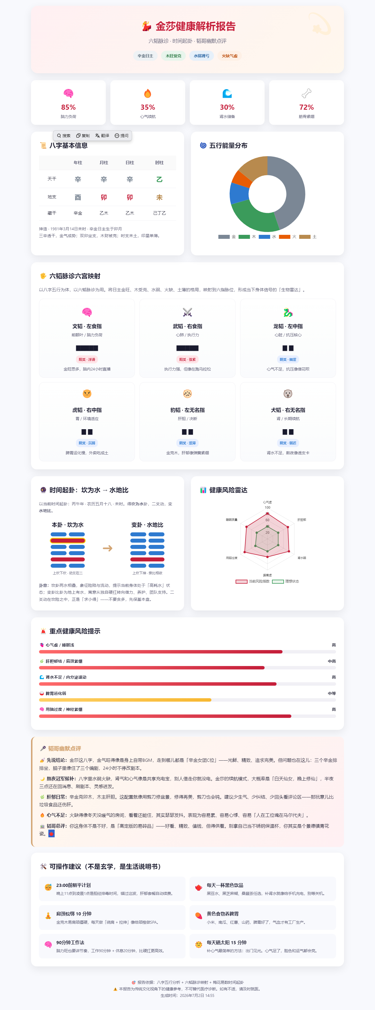 兔子明星分析金莎回应被催生金莎近三年的流年运势1，🎨2026："丙辛合水，珠玉