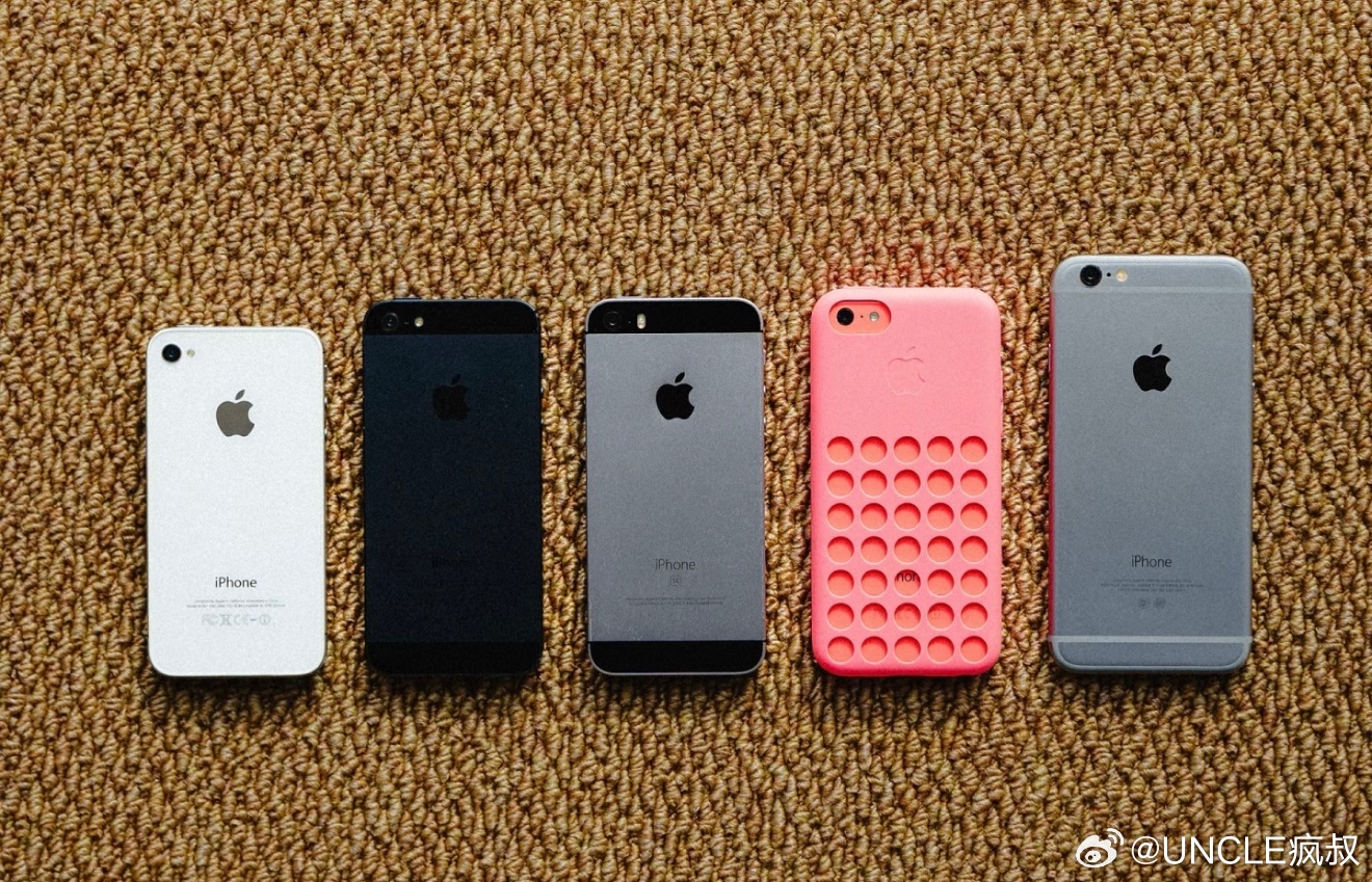 用过这4台里的其中一台iPhone都可以称得上骨灰级了