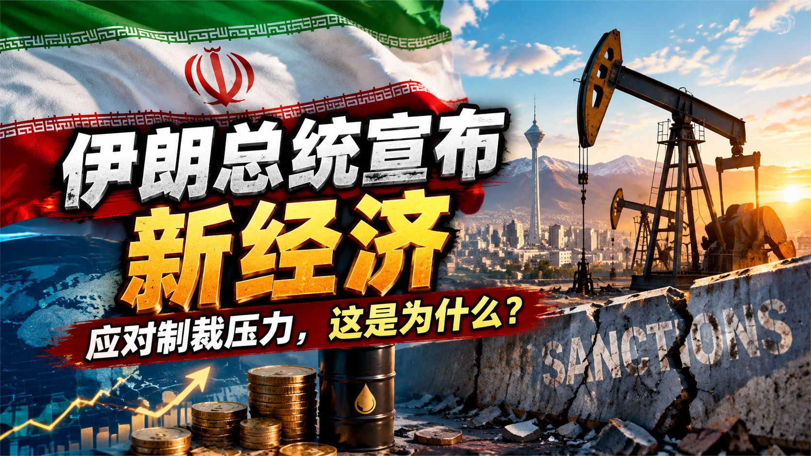 伊朗总统宣布，新经济应对制裁压力，这是为什么？