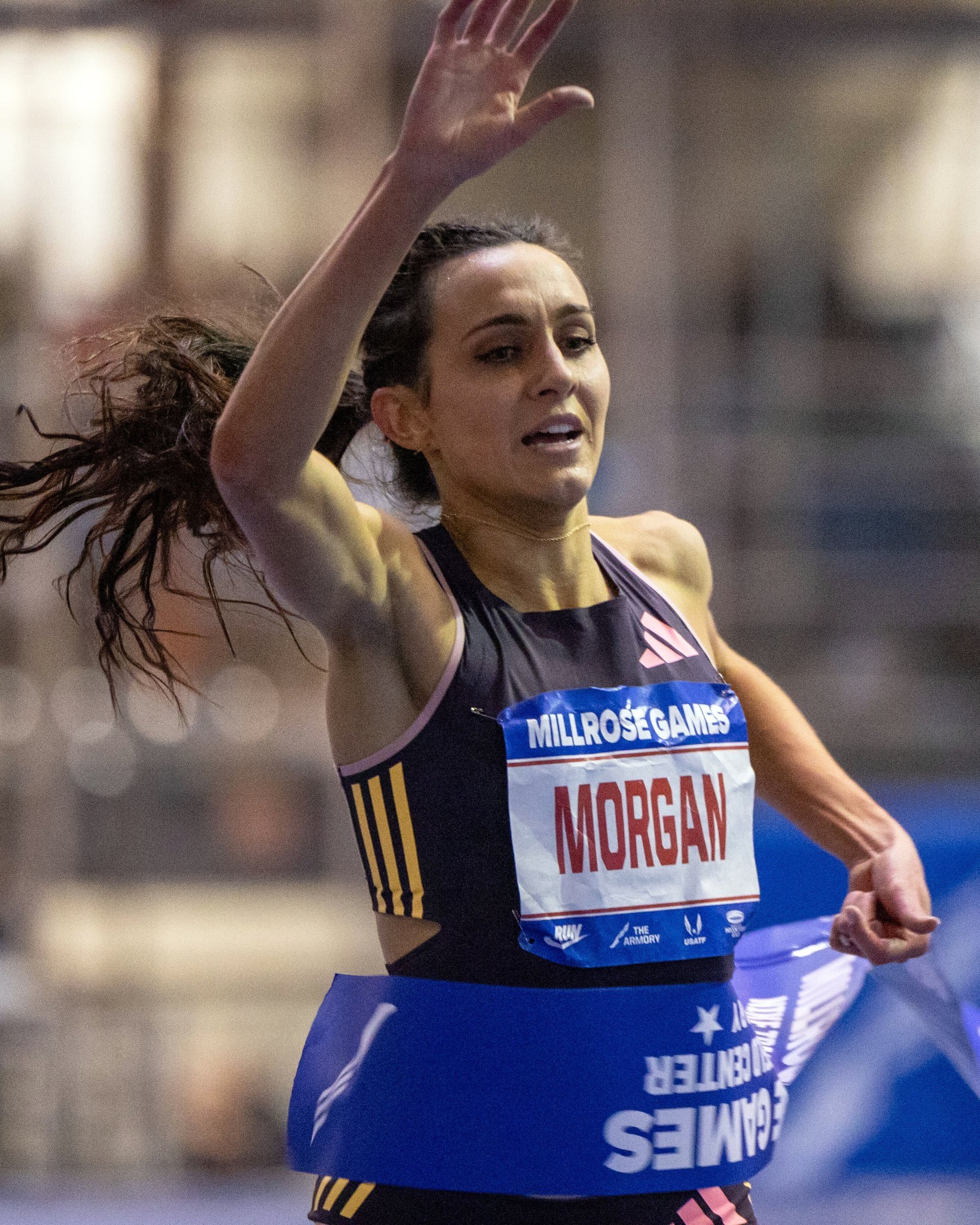 世界田联室内巡回赛 美国Millrose Games， 女子3000米的比赛，美