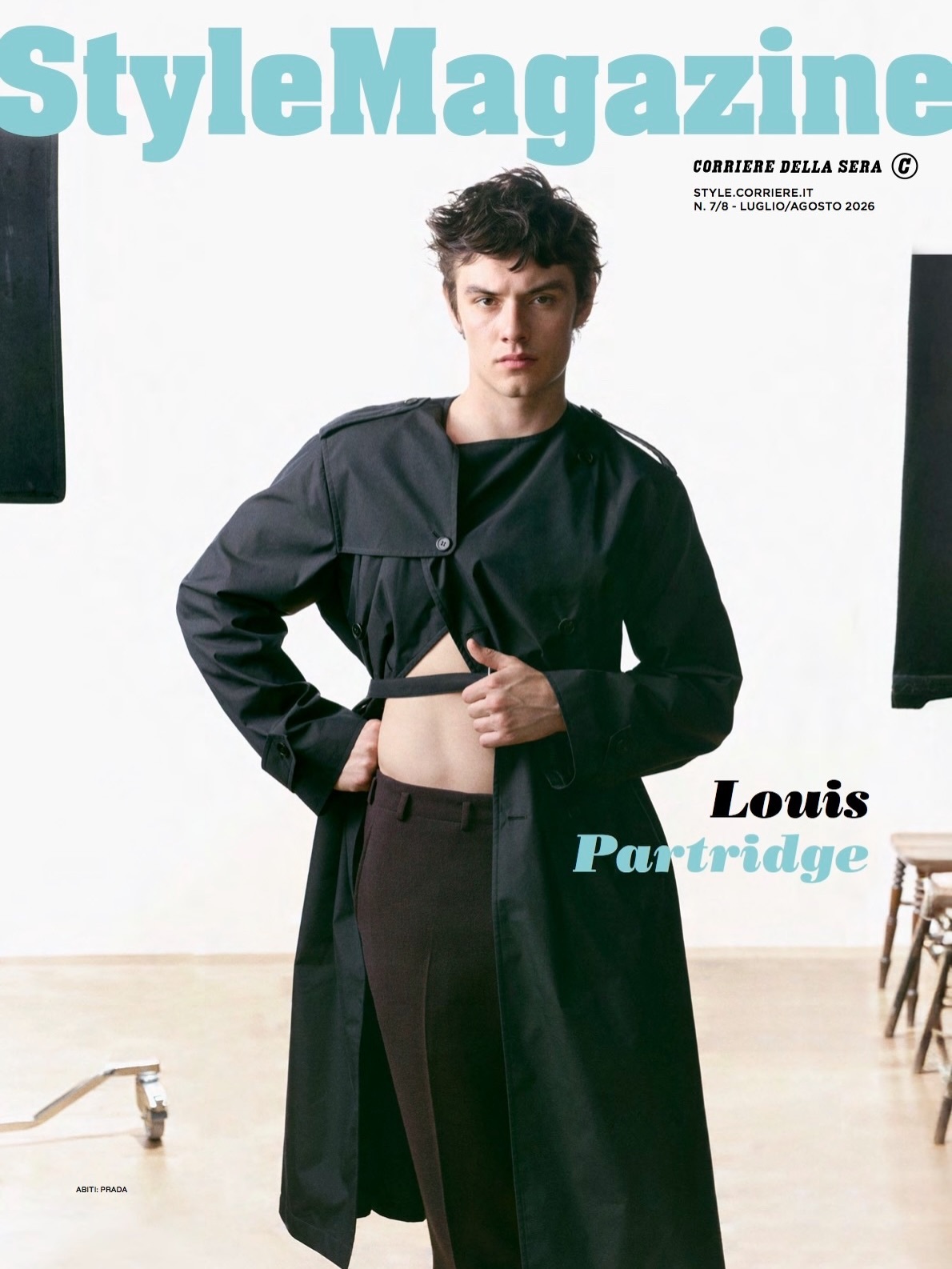 Louis Partridge 新封面 ，登上了 Style Magazine 