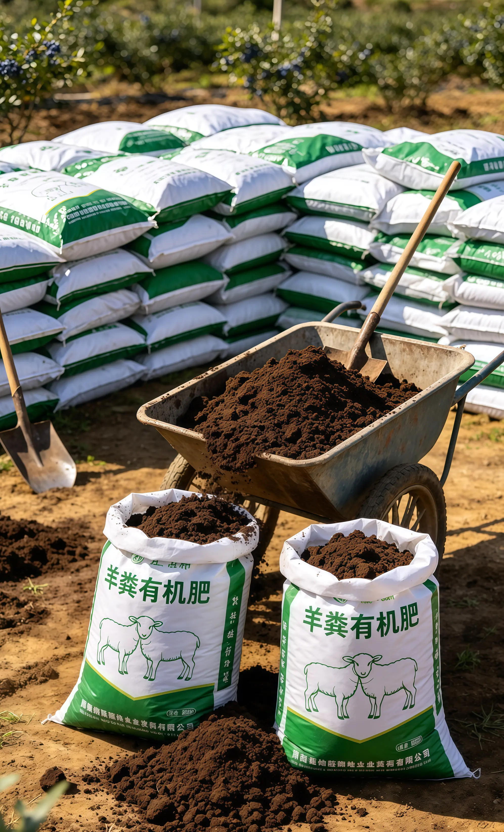 羊粪有机肥土壤改良用有机肥 三农种植 优质农产品 种花