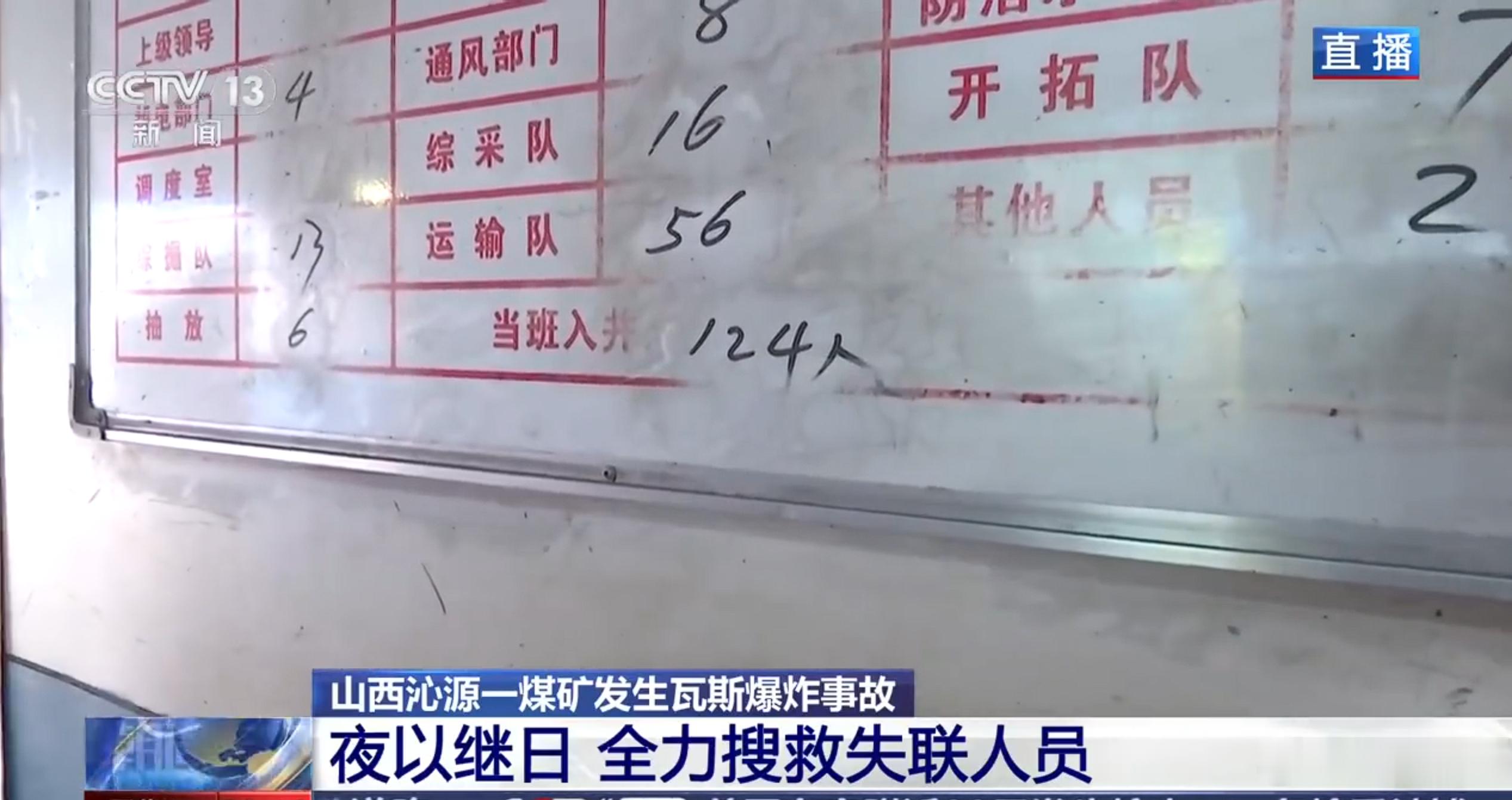 煤矿爆炸时247人下井仅记录124人 按照规则，每个人进矿要带定位卡，一人一卡。