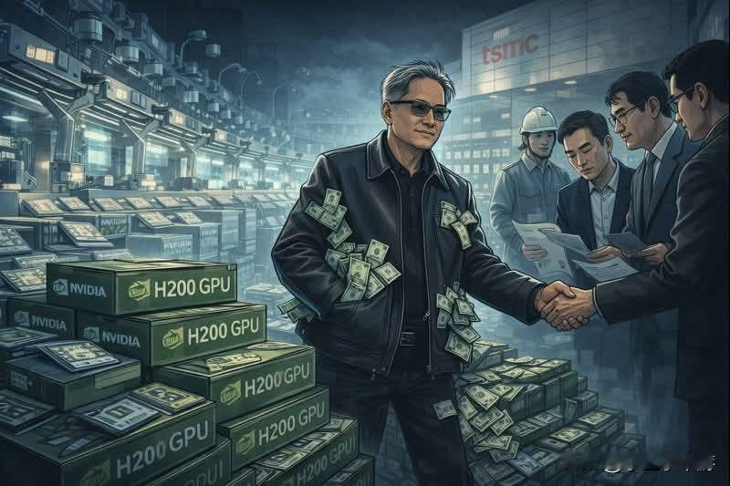 最新消息显示，英伟达在中国市场接到了多达200万颗H200 AI芯片的订单，潜在