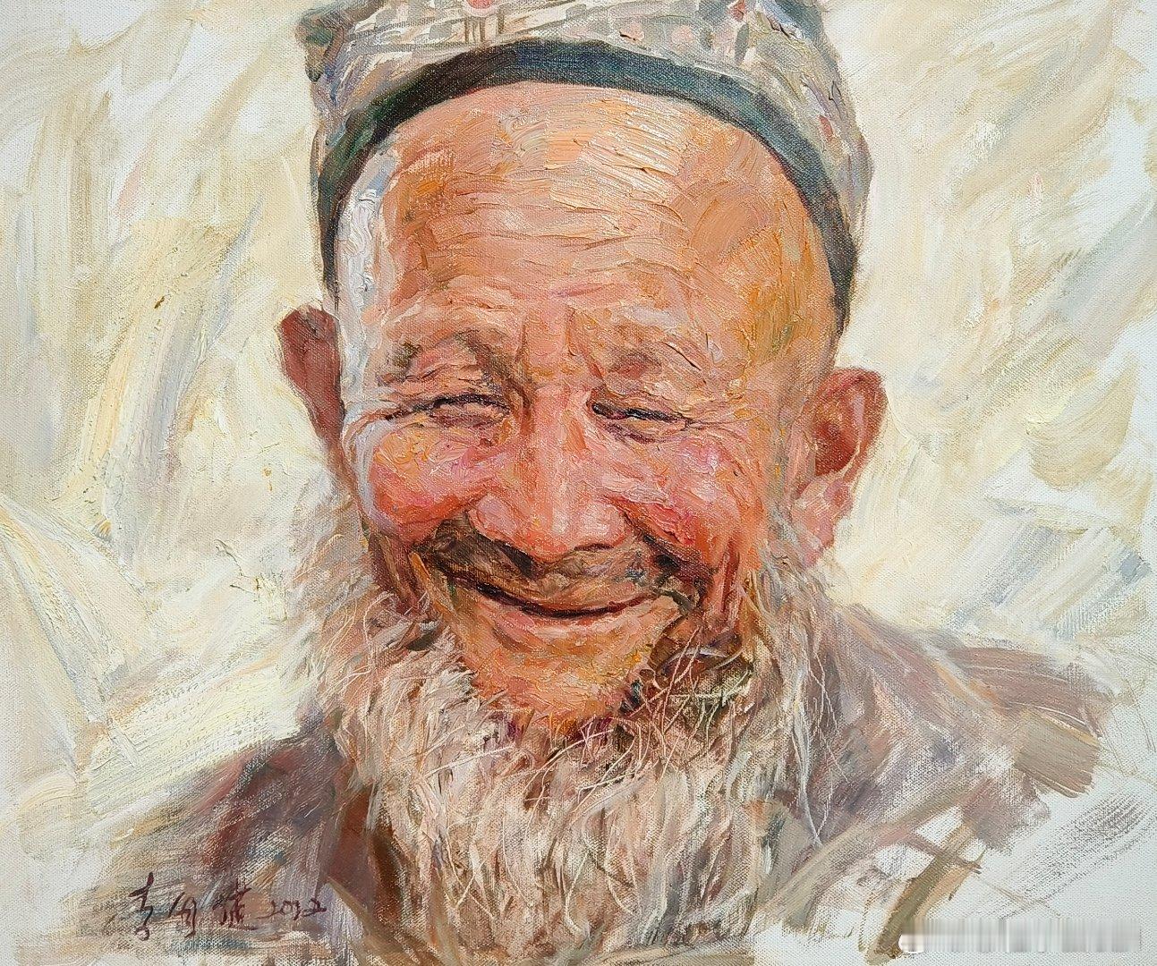 湖南长沙  李自健美术馆​《人性与爱》李自健油画 ​​​