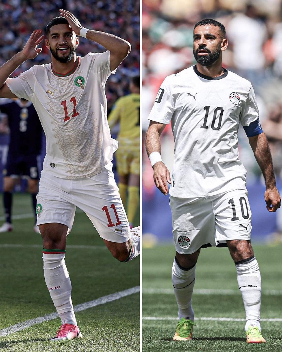 苏格兰vs摩洛哥半场结束，摩洛哥1-0苏格兰。🇲🇦伊斯梅尔·赛巴里是第二位在