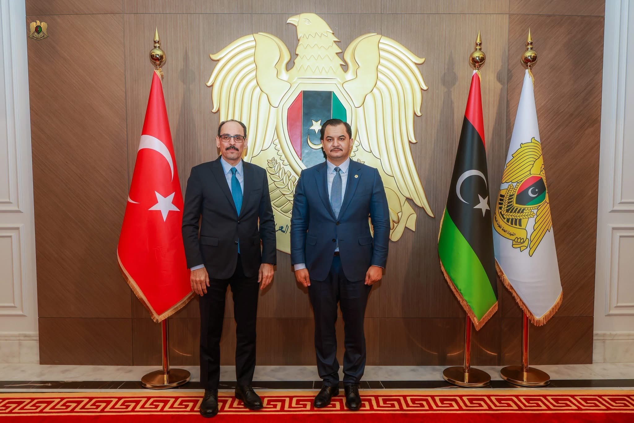 🇹🇷土耳其国家情报组织局长易卜拉欣·卡林与利比亚国民军副总司令、哈夫塔尔的犬