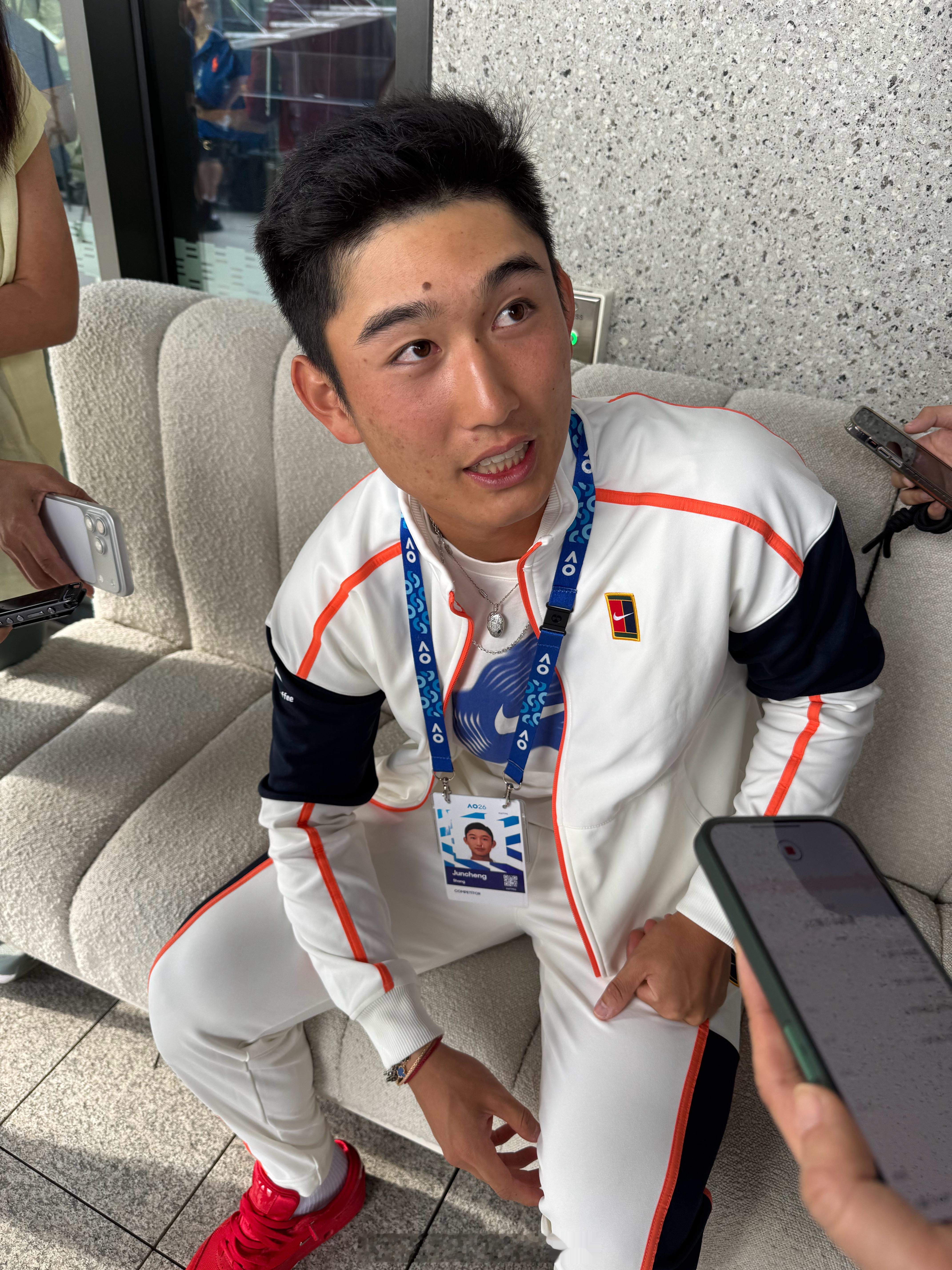 【商竣程：澳网成绩突出与球迷支持密不可分】1月19日，中国选手商竣程在澳网202