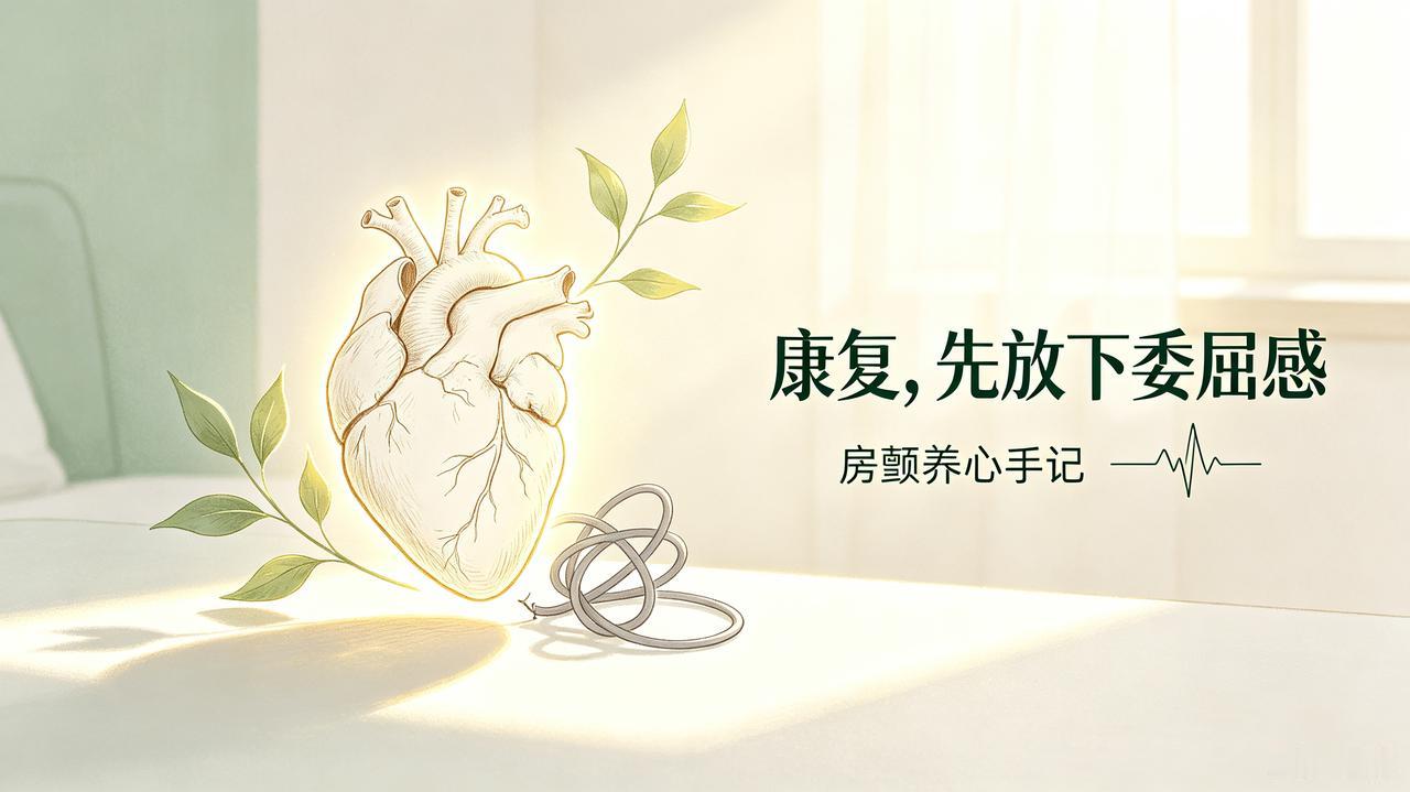 房颤康复：一定要铲除自己的委屈感
 
真心劝所有房颤病友：康复路上，最先要戒掉的