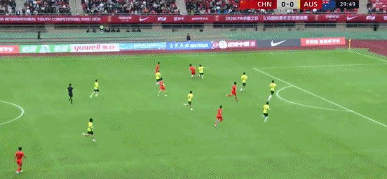 #U19国足1比0胜澳大利亚U19# ⚽️中国之队邀请赛义乌赛，中国U19对阵澳