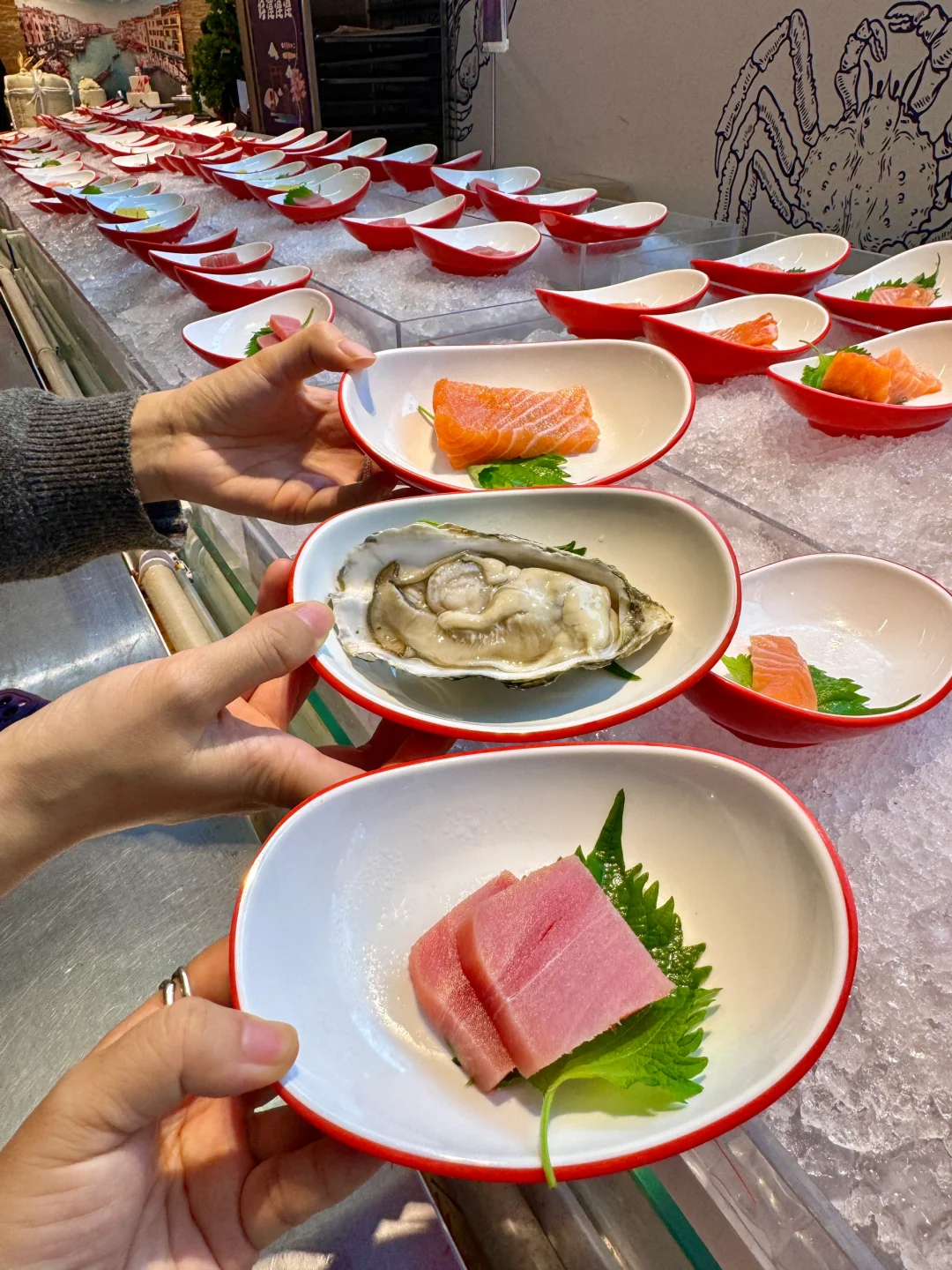 成都……我唯☝️能吃回本的海鲜自助。。
