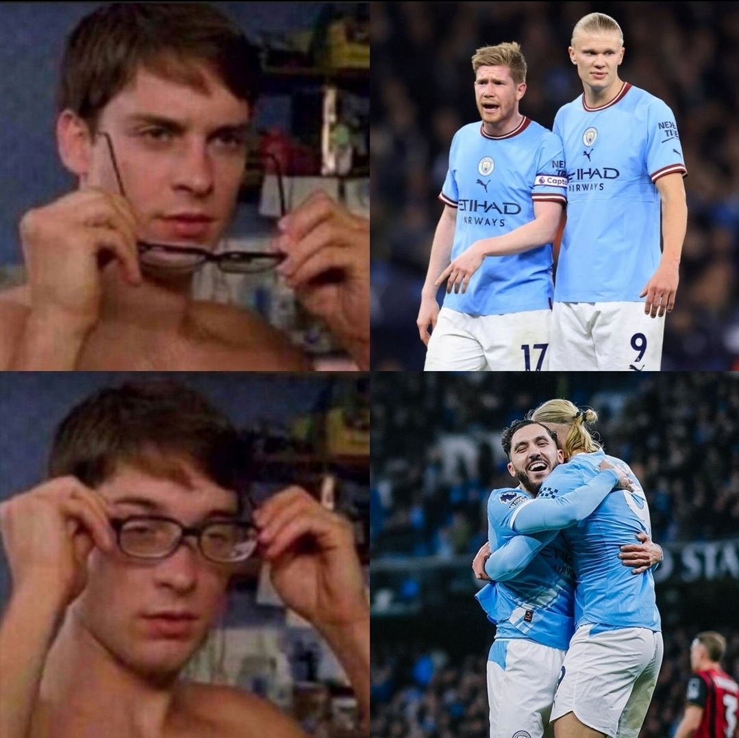 瓜有了新的德布劳内😎切尔西0比3曼城