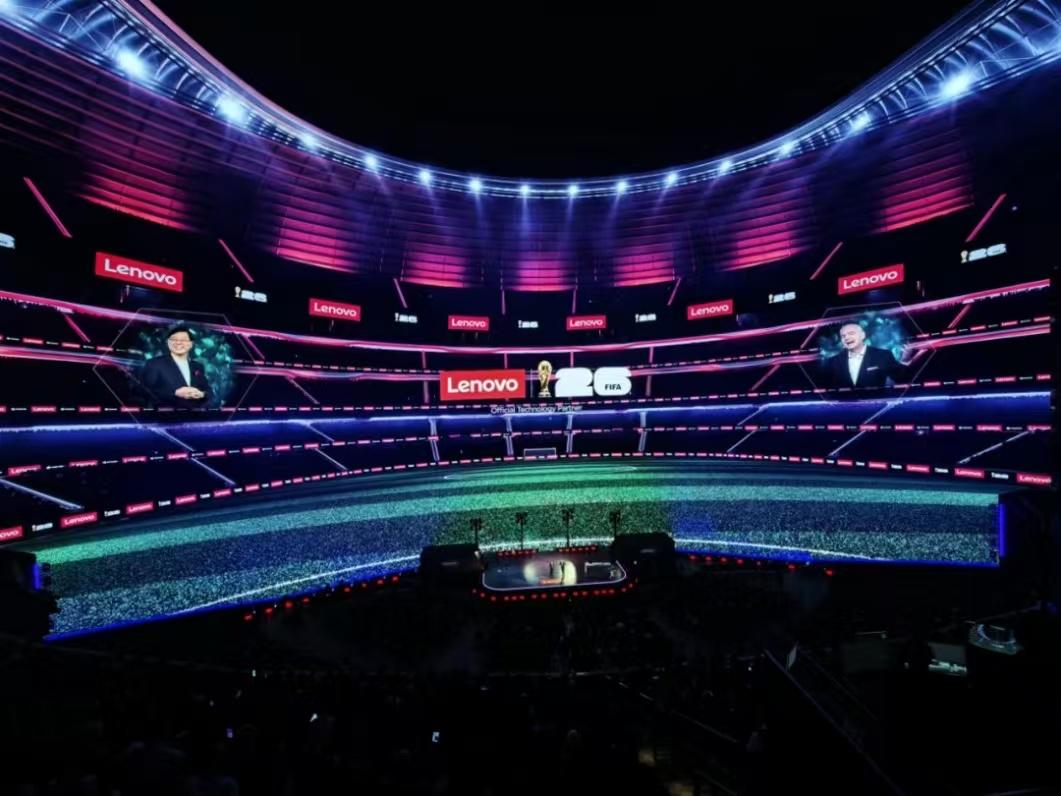 近日，联想为2026年FIFA世界杯建立智能指挥中心，使用数字孪生技术生成场馆的