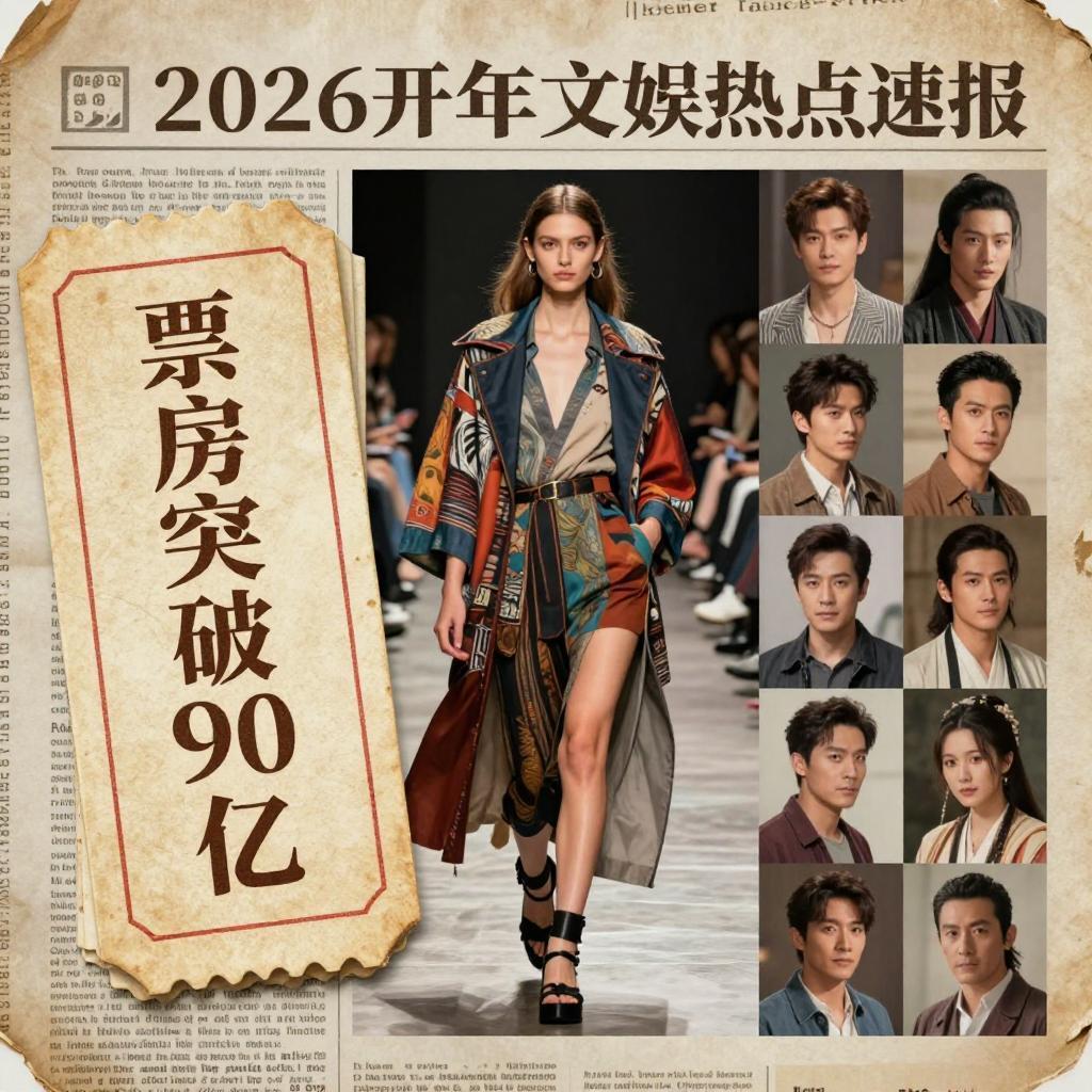 2026开年文娱狂欢：90亿票房神话、时装周炸场与剧集狂欢盛宴！

2026年的