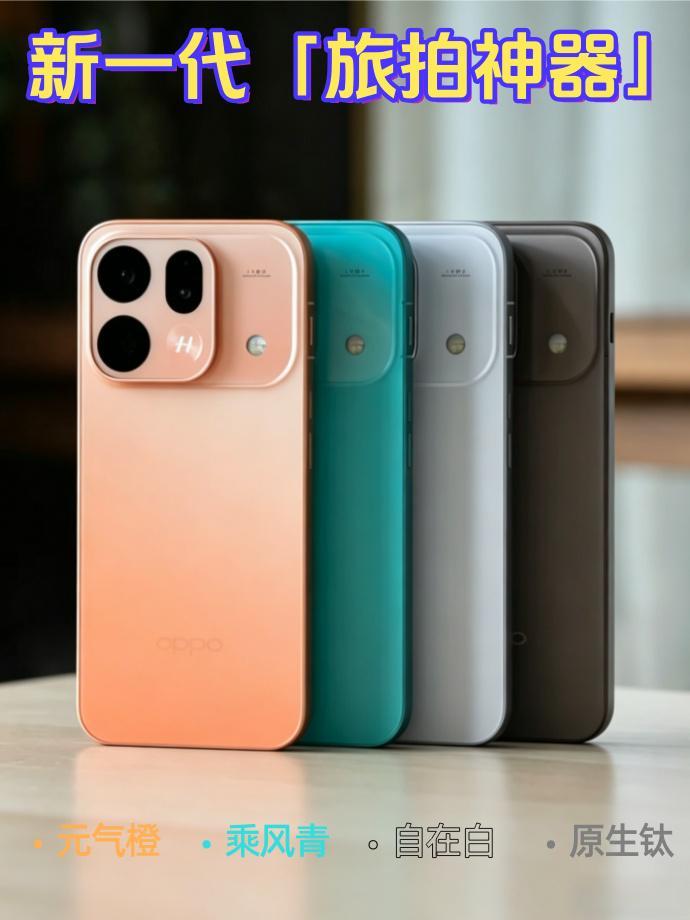 刷手机看到OPPO新机的外观图放出来了，就是4月21号要发的那个Find X9s