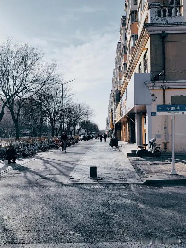 路上看到的冬日街景