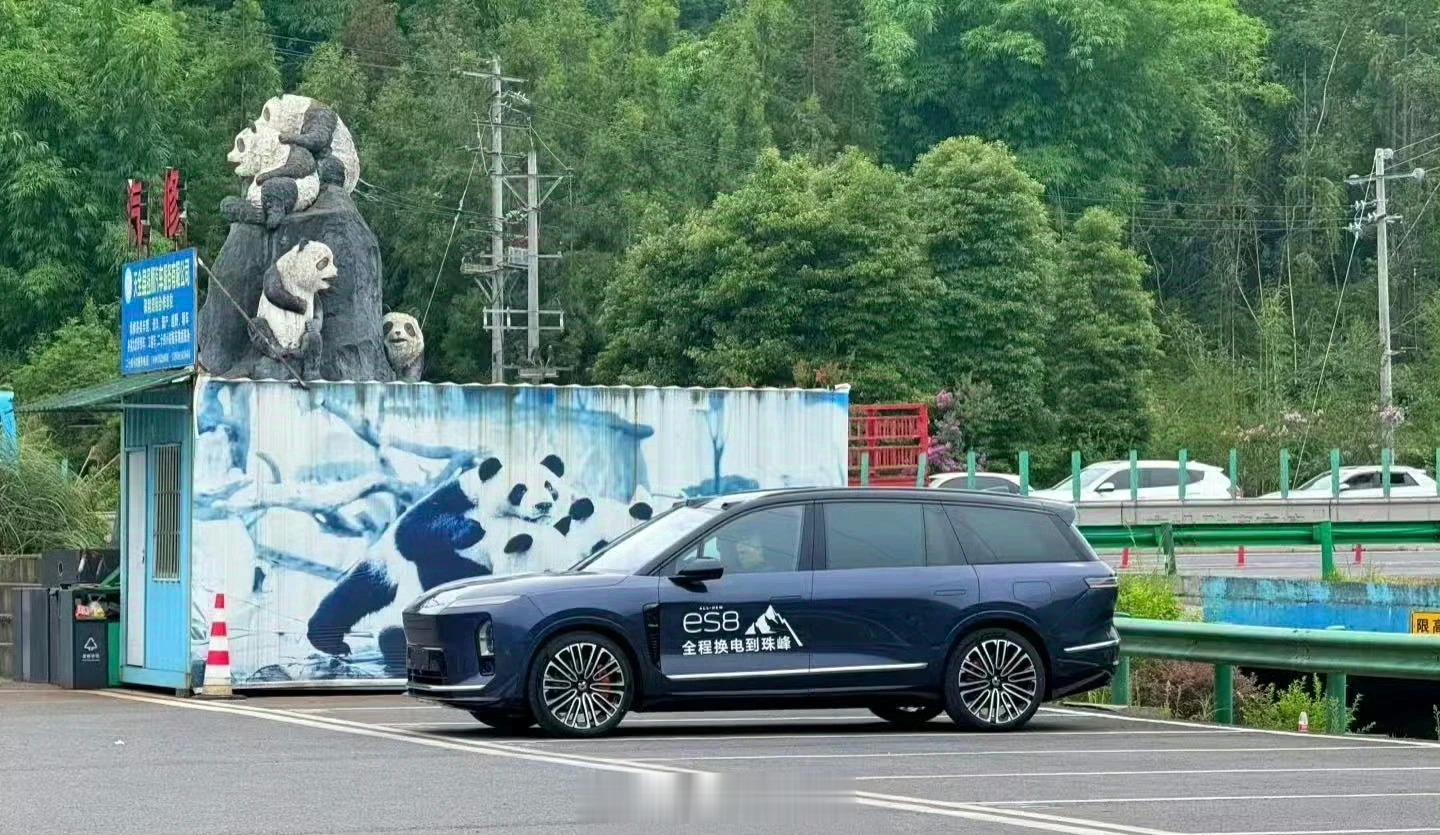 厉害的网友分享，这是 ES8 换电到珠峰啊[思考]大家车新闻蔚来ES8 ​​​