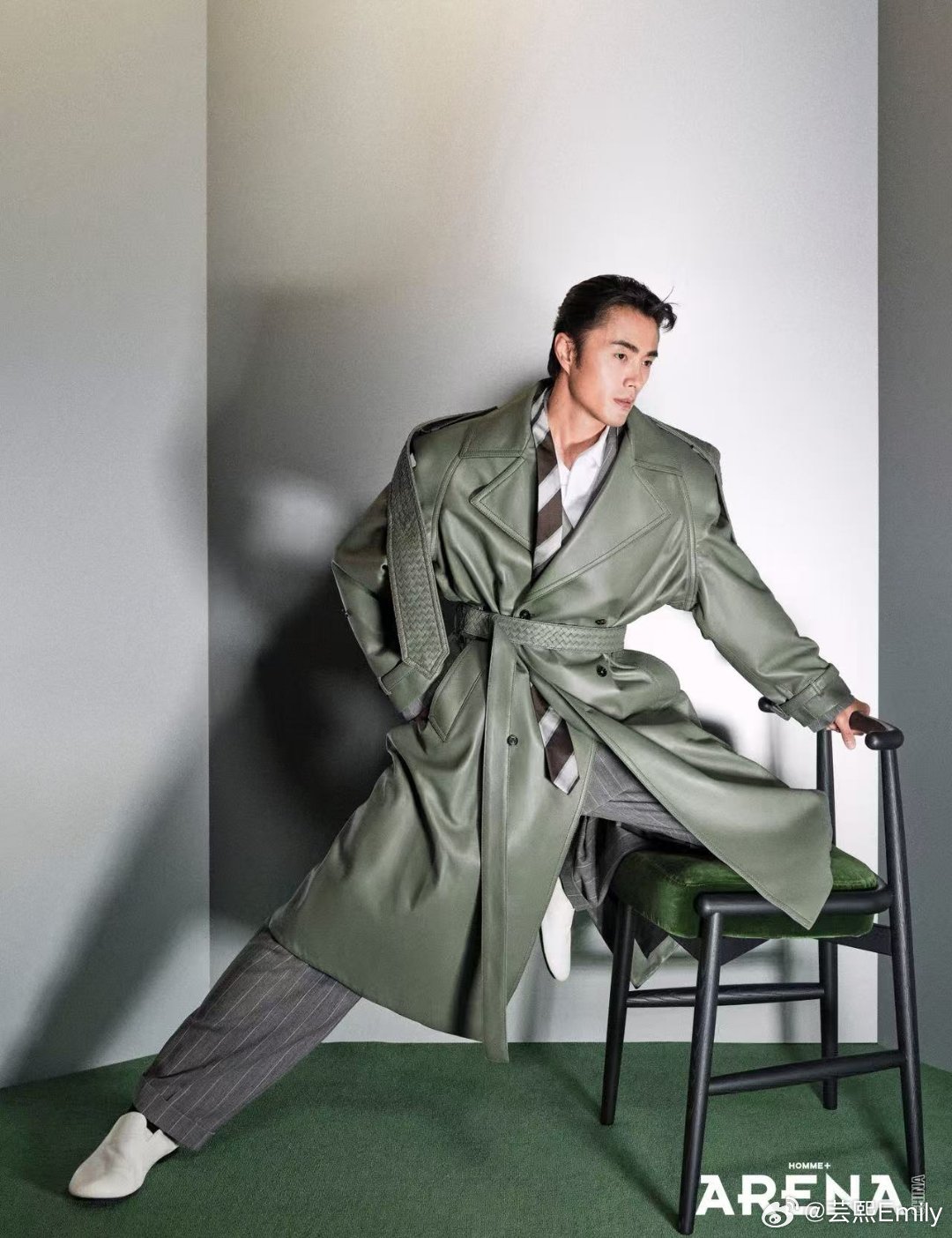 ARENA赵磊封面国际超模赵磊登封ARENA HOMME+China开季封面，开