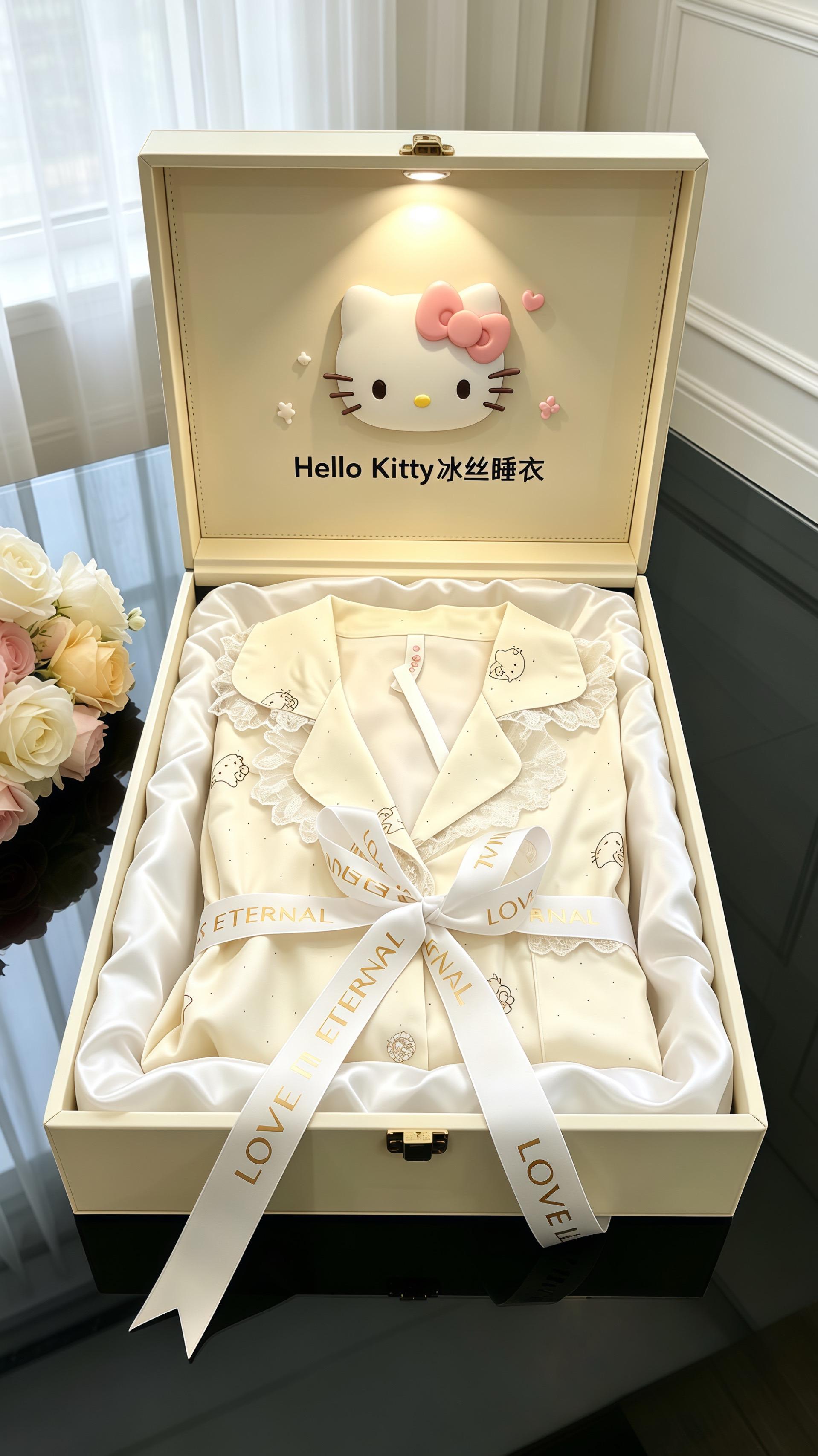 睡衣家居服好物推荐Kitty猫少女心好物 家居服仪式感