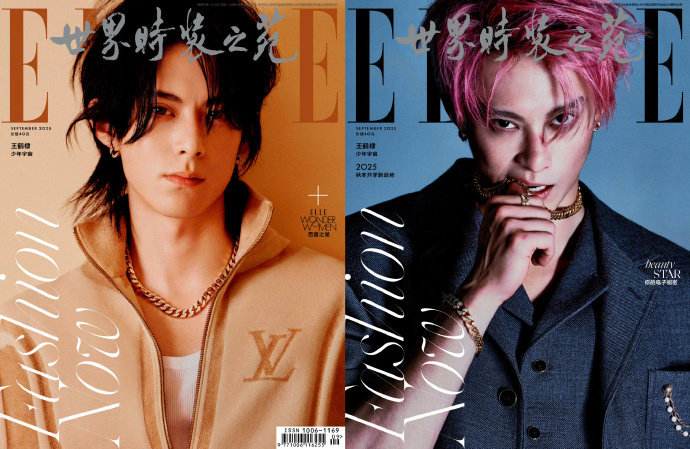流量生elle封面ELLE拍的王鹤棣檀健次邓为张凌赫 流量生elle封面，ELL