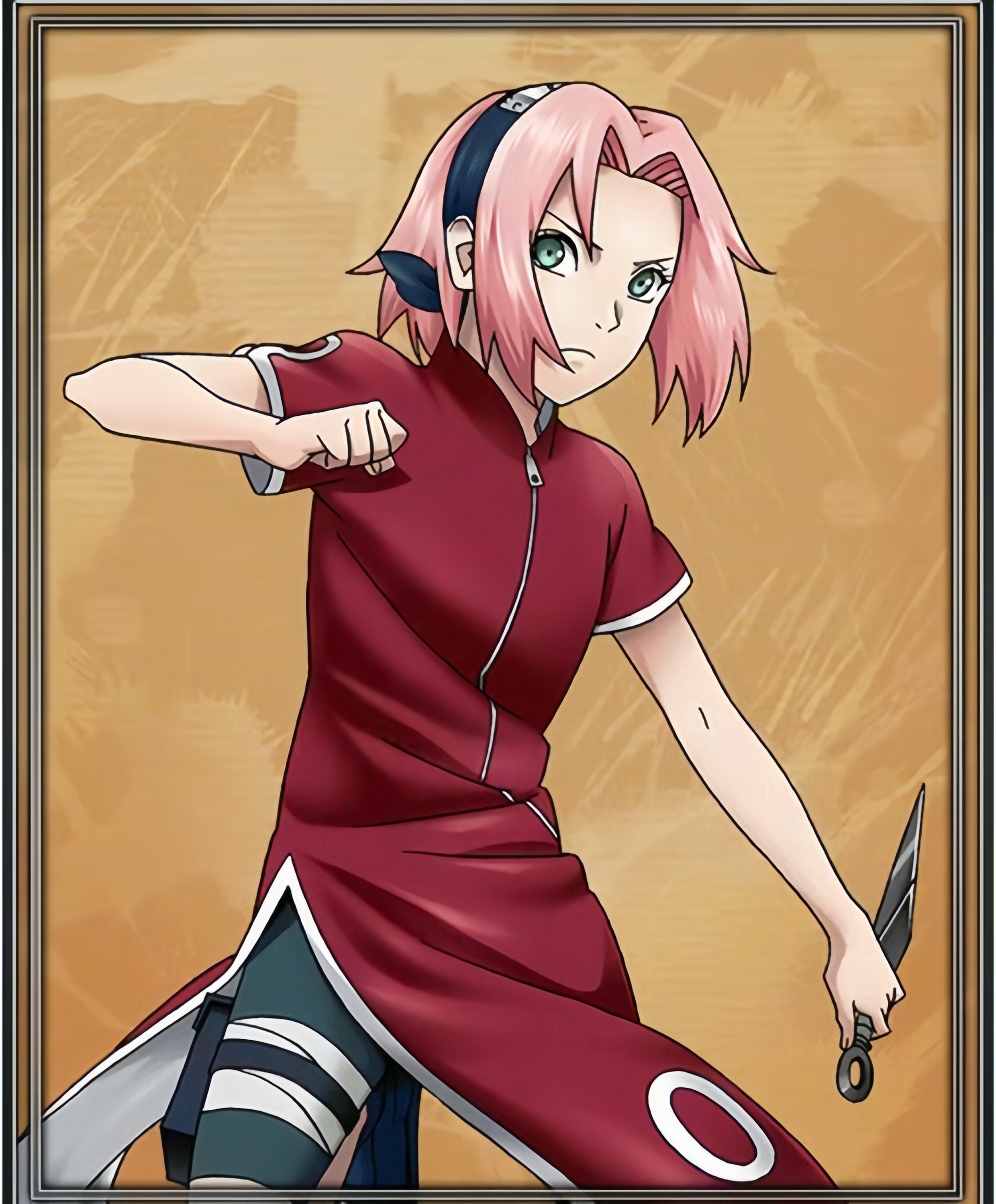 火影忍者『疾风乱舞』插图分享高清修复整理了一组不同年龄段的小樱让我们一起祝小樱（