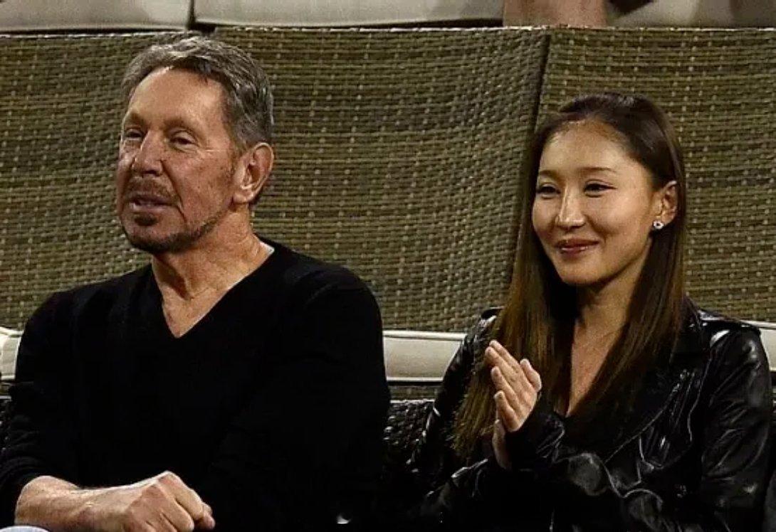年轻亚裔女性又拿下美国一位老年富豪，80岁甲骨文创始人、世界第3富豪拉里·埃里森