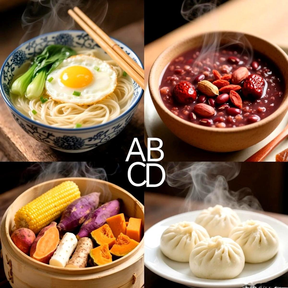 “选豆浆油条还是牛奶面包？”早餐图一出，评论区炸了：@北漂阿杰说“我选煎饼，结果
