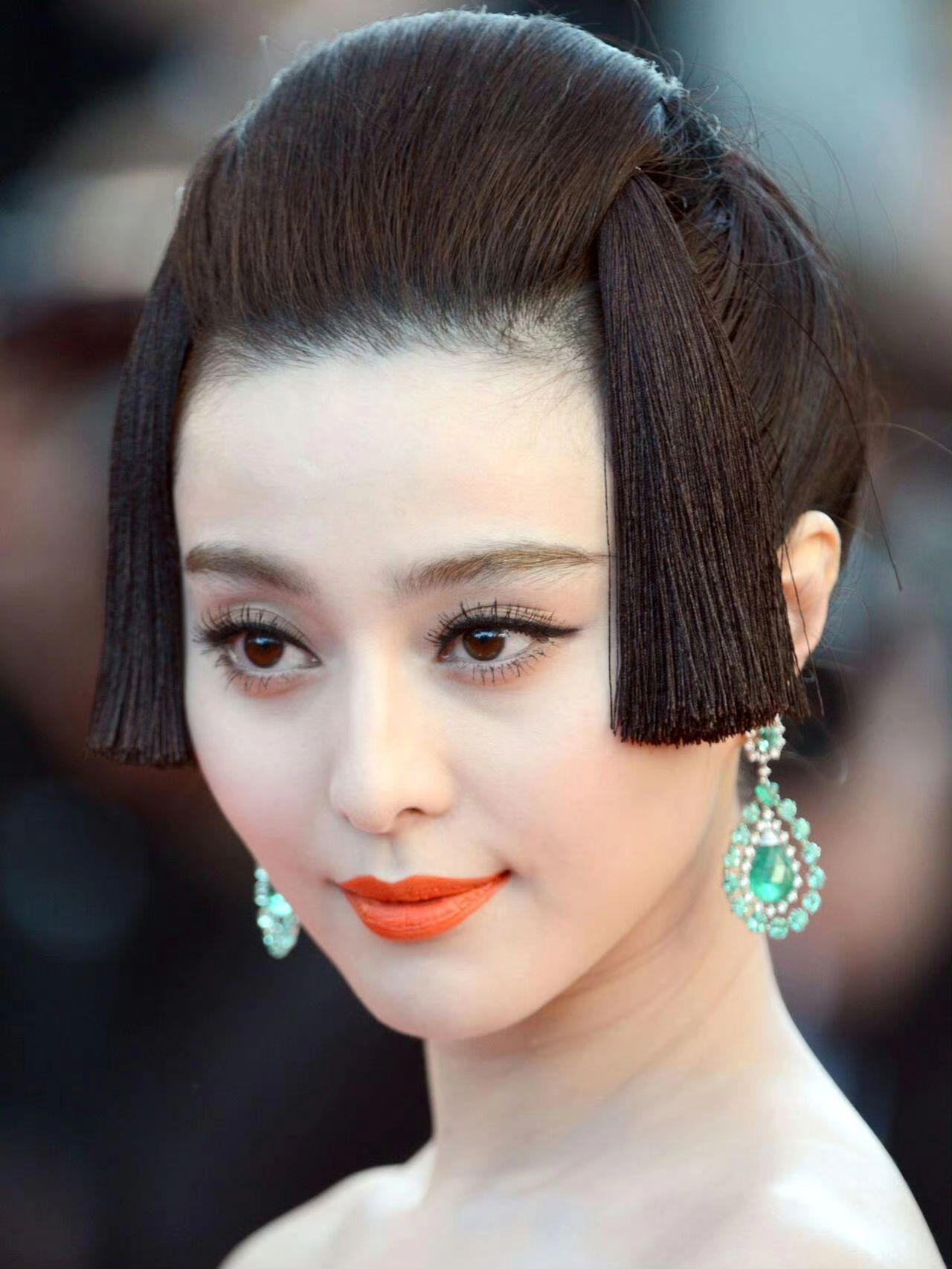 范冰冰红毯高清生图怼脸拍。