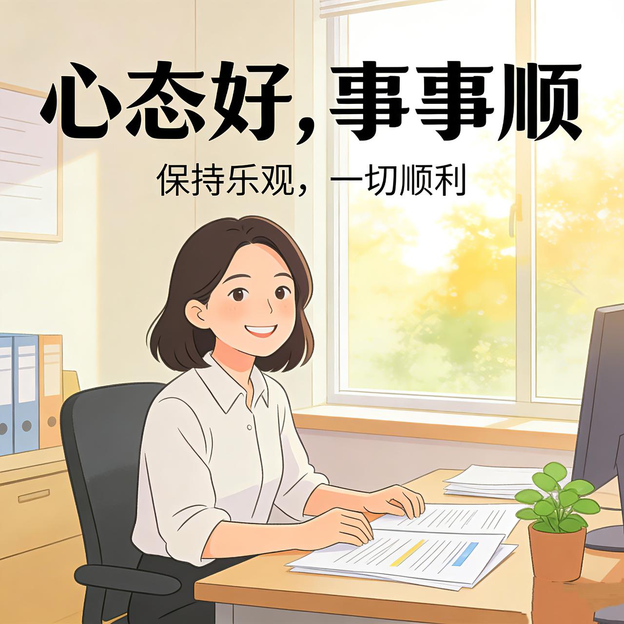 心态好一切都好，你认同这句话吗认同。心态好，事事顺；心放宽，路自宽[赞]