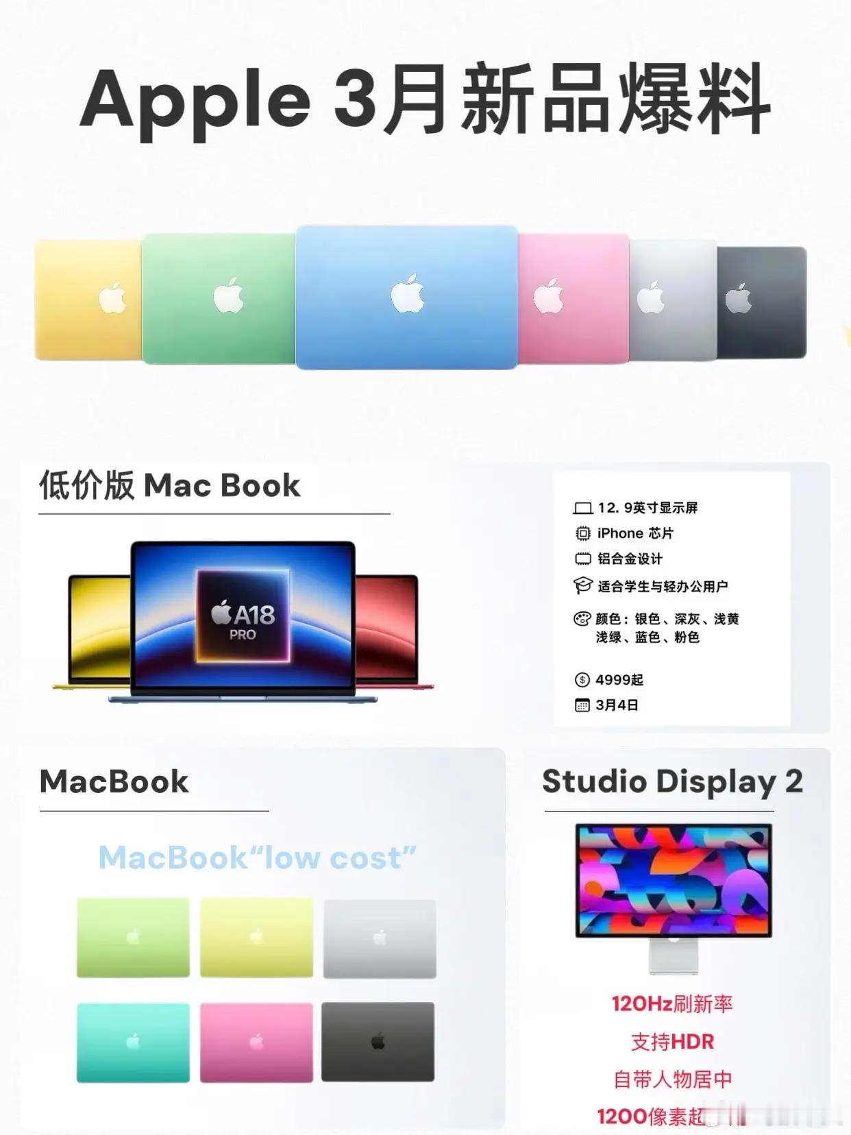 苹果新品来了！昨天晚上 发文说：精彩即将到来，太平洋时间下周一早晨，北京时间下周