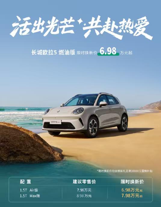 欧拉5这定价，是真把10万级市场当战场了
说实话，看到欧拉5这个价格，我第一反应