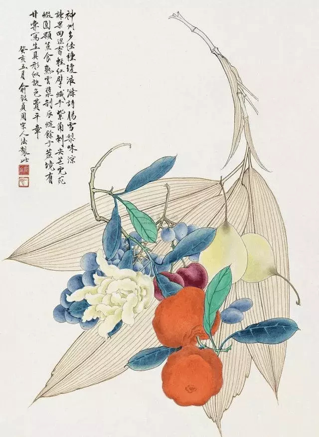 俞致贞工笔花鸟。俞致贞：（1915年－1995年），字怡云，一云。祖籍浙江绍兴，