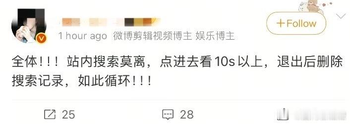莫离 的热度原来这么来的