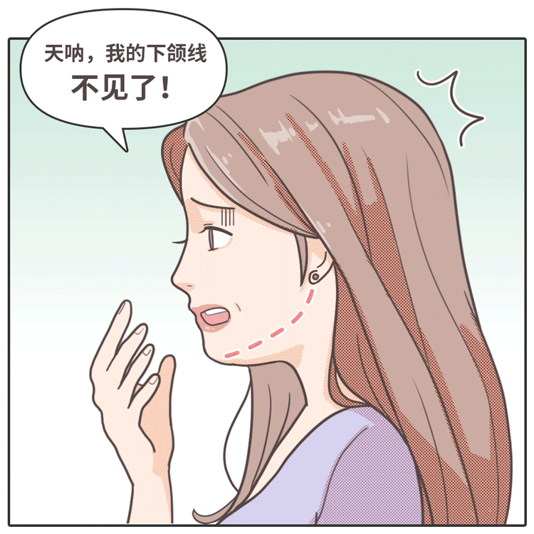 长胖30斤对面部改变有多大  双下巴  下颌线 面部轮廓 长胖30斤，脸真的会变
