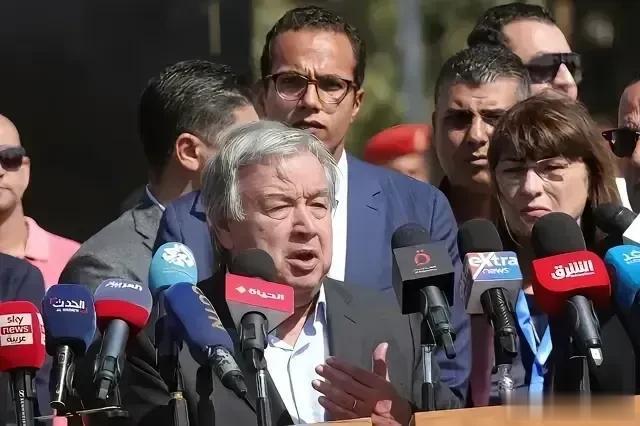 古特雷斯再次硬气发声！

他在联合国安理会上再次表示，我
会尽一切努力来敦促以色