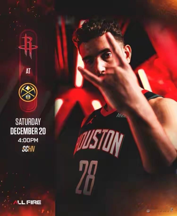 火箭官方真是太会来事了！明天火箭将会在客场挑战掘金，今天火箭官方更新社媒晒出了一