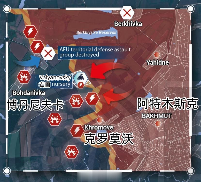 【一夜回到解放前！乌军在阿特木斯克的“夏季大反攻”成果全没了】目前，俄乌军事冲突