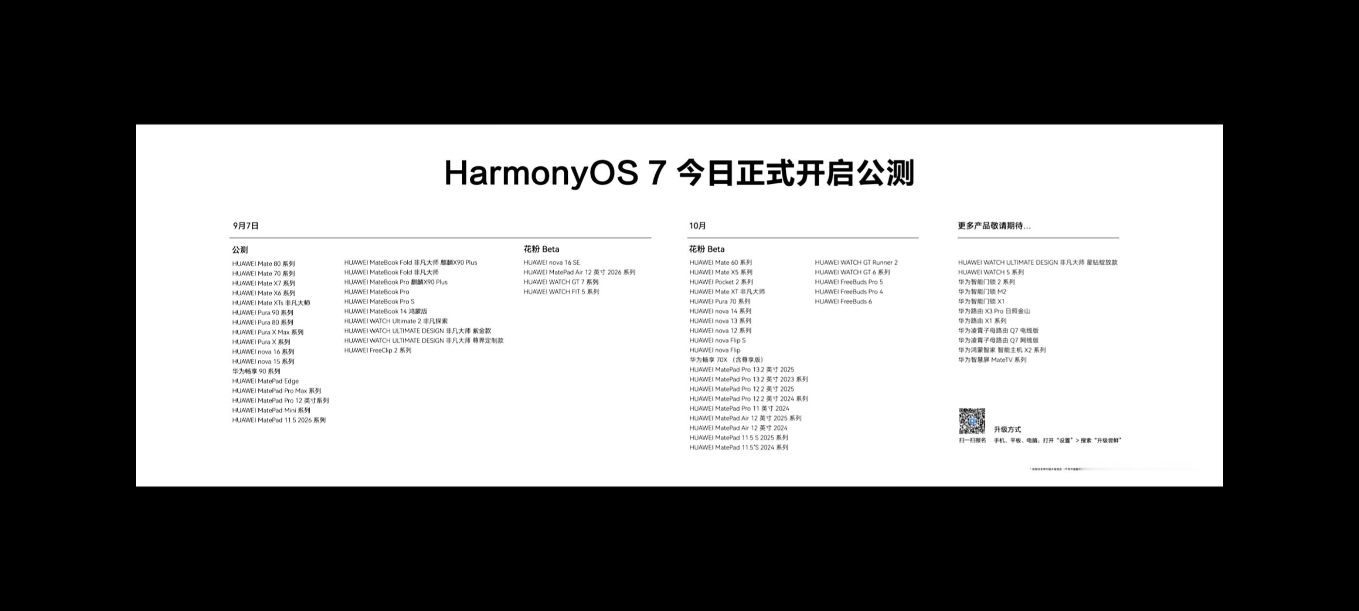 华为正式发布HarmonyOS 7！华为发布会  HarmonyOS 7首次将学