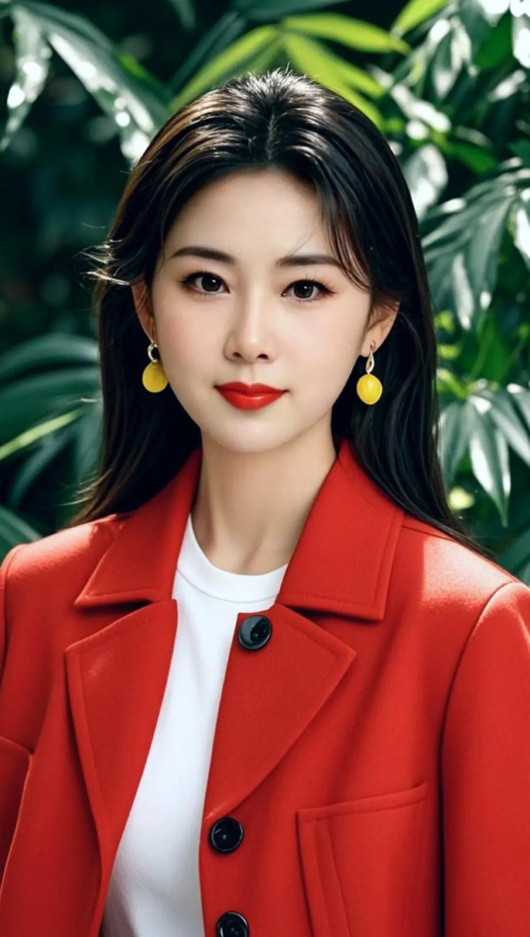 AI春日红装照 ai创作