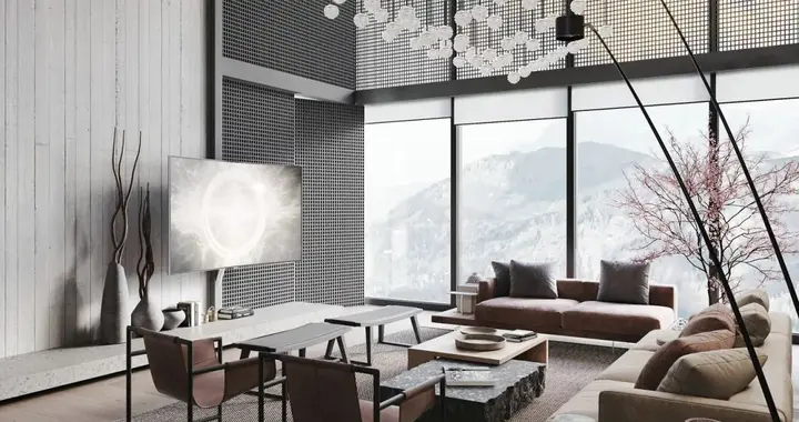 176㎡现代东方风，朴素禅意的设计，粗犷自然很高级