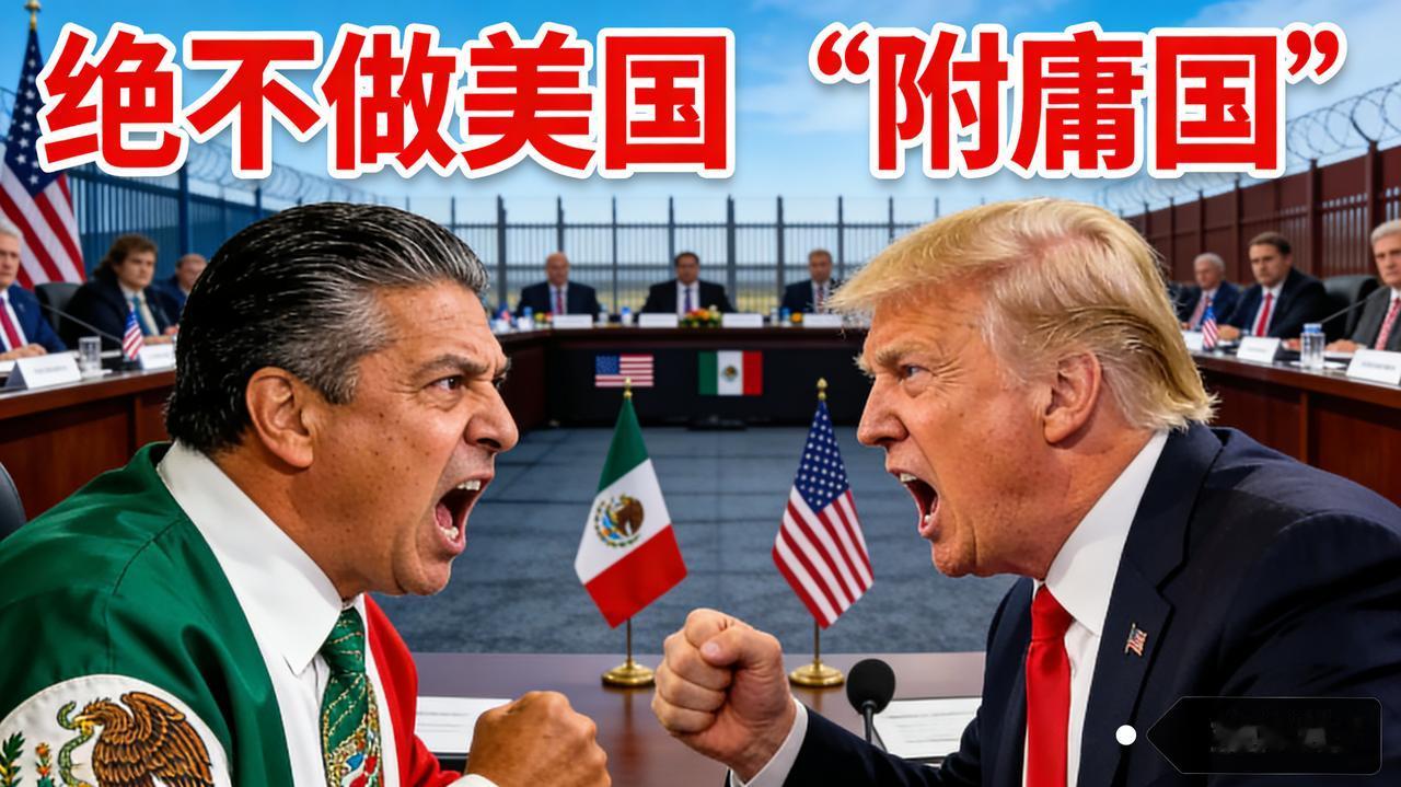 硬核反制！墨总统硬刚特朗普，喊出绝不做美国“附庸国”
 
墨西哥总统辛鲍姆强硬喊