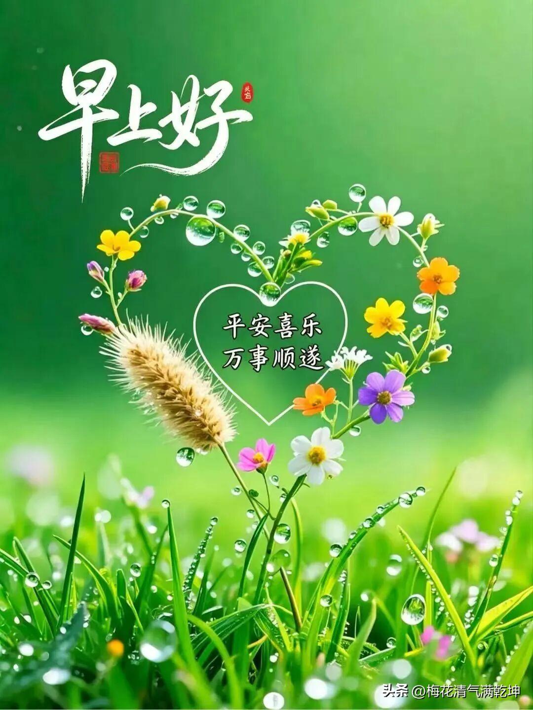 早安好心情，平安喜乐，万事顺遂！🌸🌼🌻